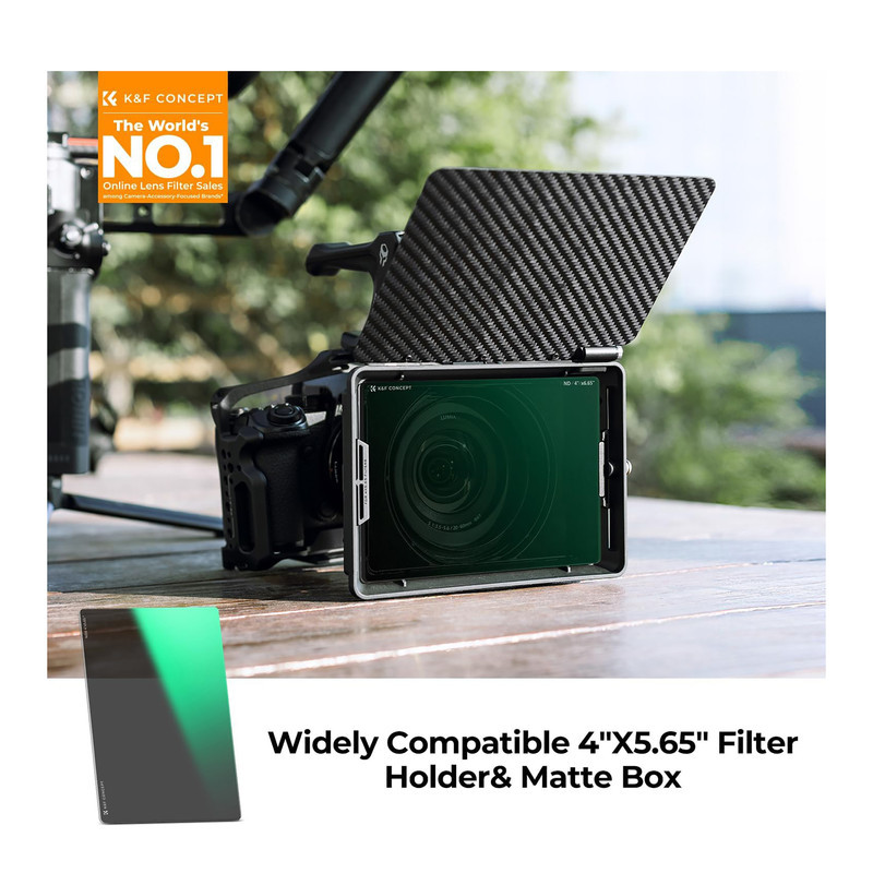 فیلتر لنز کی اند اف مدل SQUARE FILTER ND64 MATTE BOX SYSTEM NANO‑X - 4×5.65
