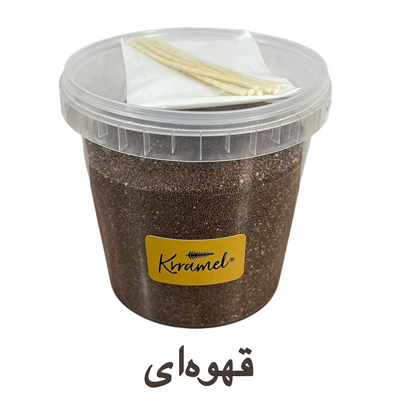 شمع کارامل مدل پودری