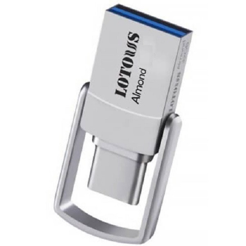 فلش مموری لوتوس مدل َAlmond ظرفیت 32 گیگابایت با رابط Type-c ,OTG ,USB3