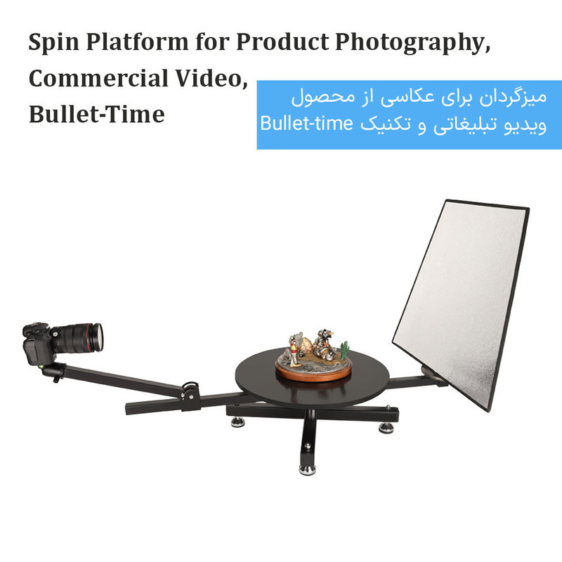 صفحه گردان عکاسی مدل اسپینر Rotating Slider