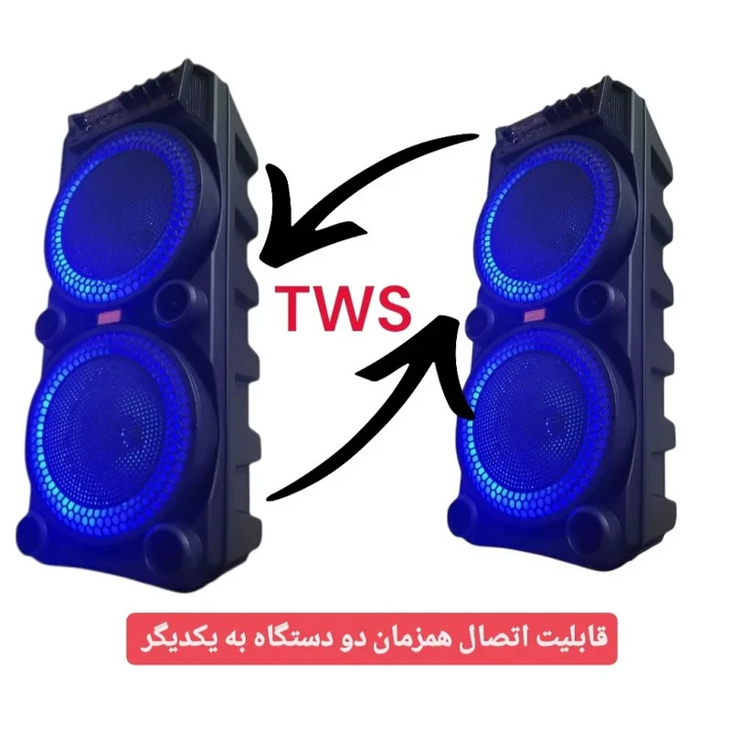 اسپیکر بلوتوثی قابل حمل مدل DG