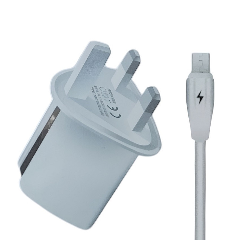 شارژر دیواری 10.5 وات مدل 2.1A) به همراه کابل تبدیل MICROUSB