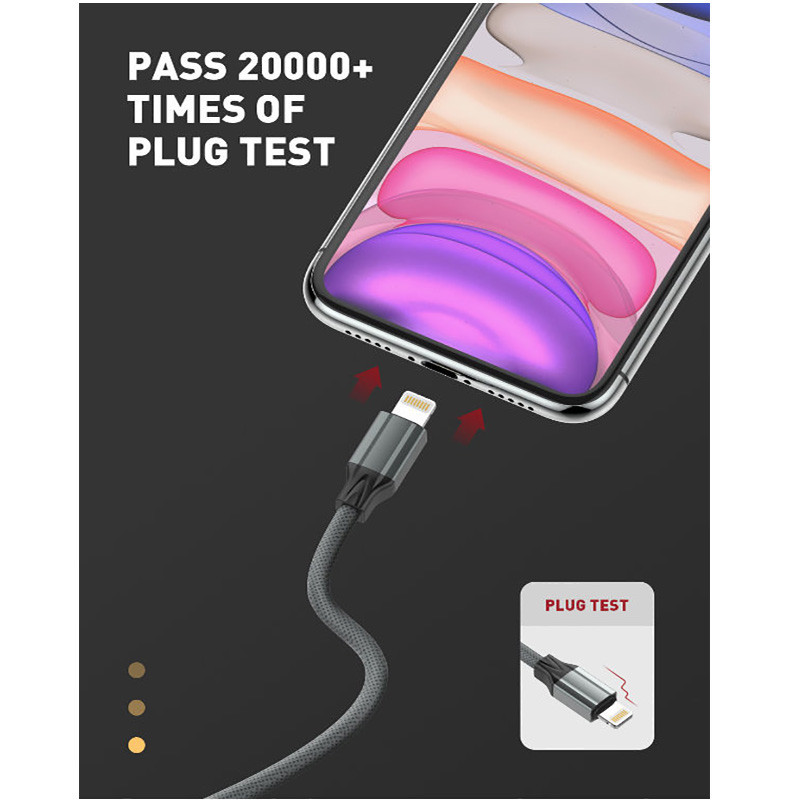 کابل تبدیل USB به USB-C الدینیو مدل LS441 01pl طول 1 متر