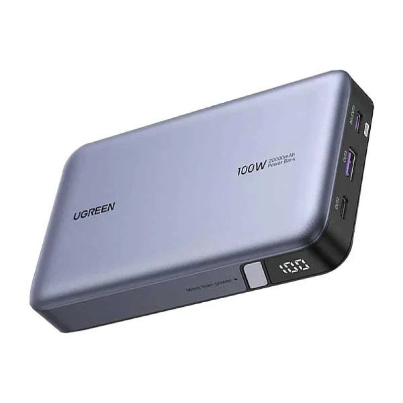 پاوربانک 100 وات یوگرین مدل PB720 -25188  ظرفیت 20000 میلی‌آمپرساعت به همراه کابل usb-C