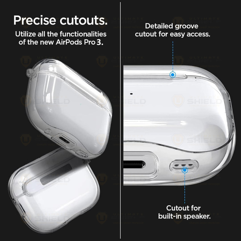 کاور آلتیمیت شیلد مدل CLR TRP مناسب برای کیس اپل AirPods Pro 2