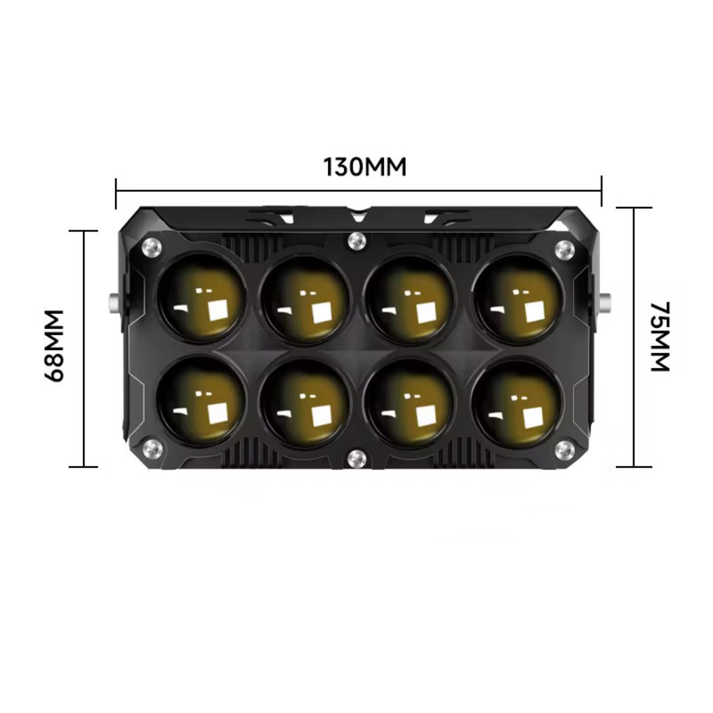 پروژکتور آفرودی خودرو مدل Lens-8 بسته دو عددی