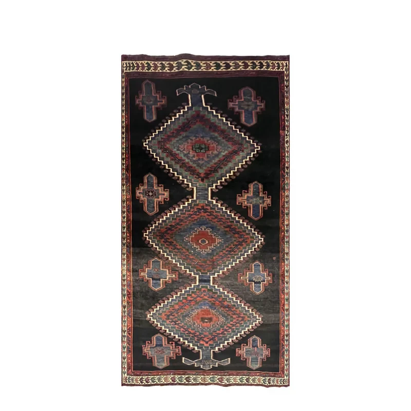 فرش دستباف کناره طول چهار متر مدل بلوچ کد NKP.RJ14