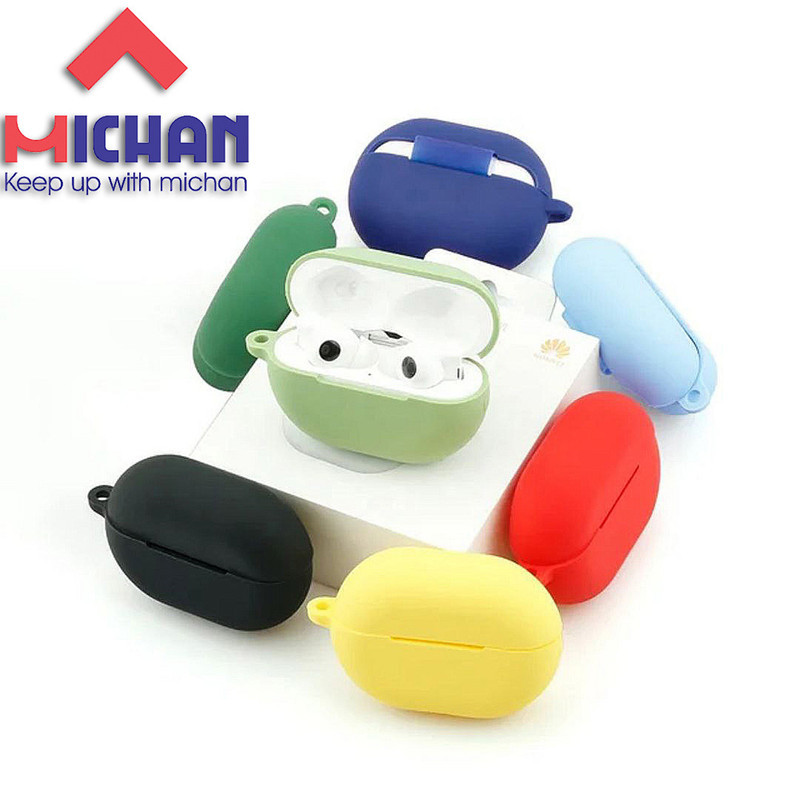 کاور میچان مدل silicone مناسب برای کیس هدفون بی سیم هوآوی FreeBuds Pro 2