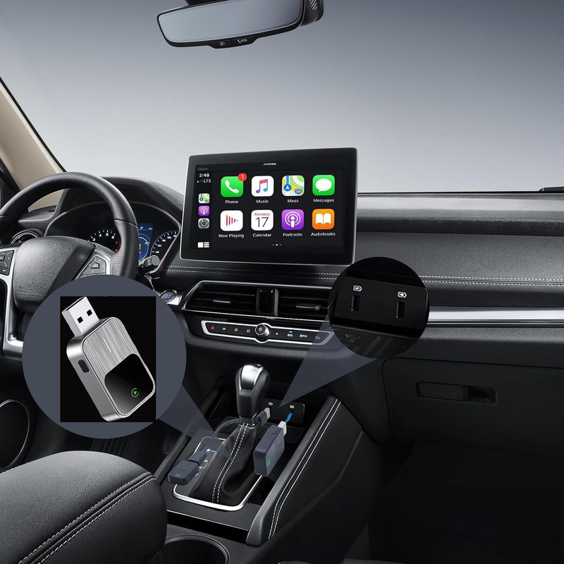 کارپلی و اندروید اتو مدل 2in1 CarplayAndroid Auto k2