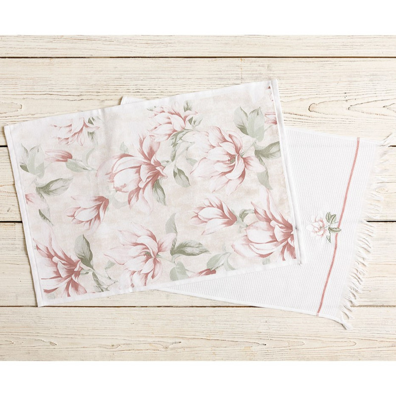 دستمال آشپزخانه انگلیش هوم مدل Magnolia بسته 2 عددی