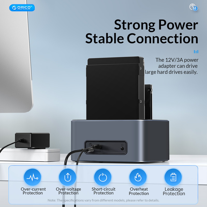 داک هارد 2.5 و 3.5 اینچی USB -C اوریکو مدل 6626C3-C
