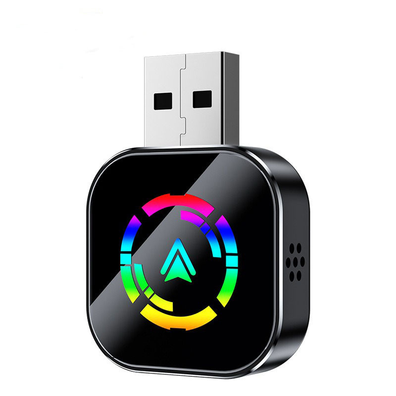کارپلی و اندروید اتو مدل Wireless CarPlayAndroid Auto Q1AS به همراه مبدل USB به USB-C