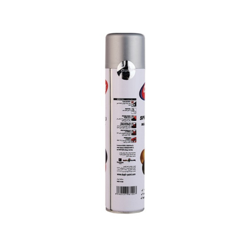 اسپری رنگ نقره ای روشن کاسپین مدل Professional حجم 300 میلی لیتر
