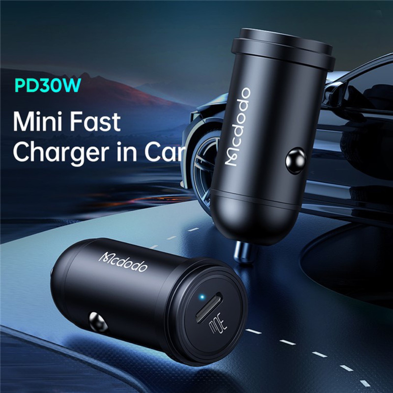 شارژر فندکى 30وات  مک دودو مدل CC-749 به همراه كابل تبديل لایتنینگ