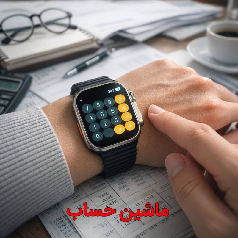 ساعت هوشمند 49 میلی متری اوکپو مدل 7in1 با ۷ بند سیلیکونی