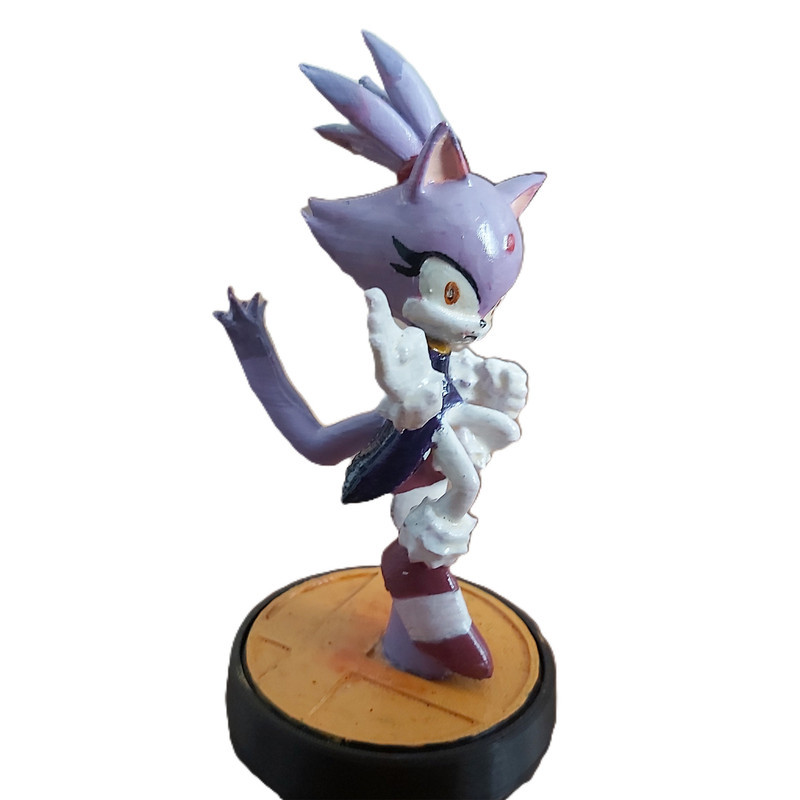 فیگور طرح سونیک مدل Blaze Amiibo ارتفاع 12 سانتی‌متر