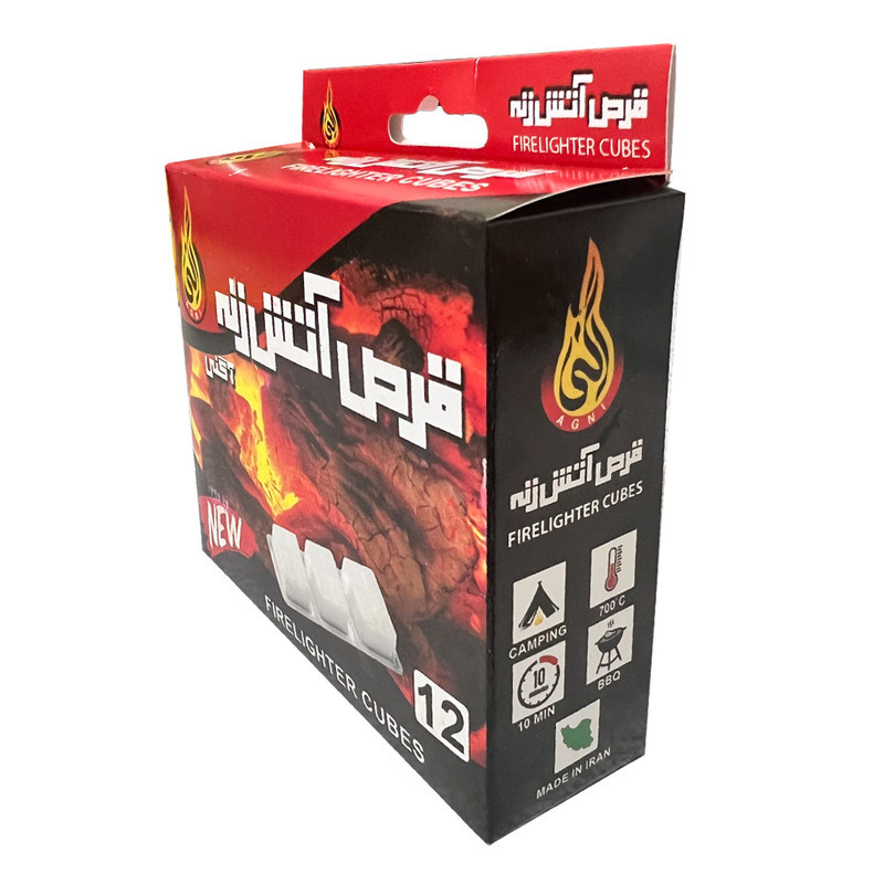 قرص آتش زا اگني مدل سوخت جامد 6 بسته 12 عددي