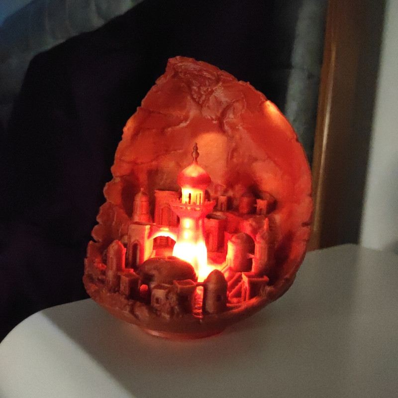 آباژور رومیزی مدل Moon City