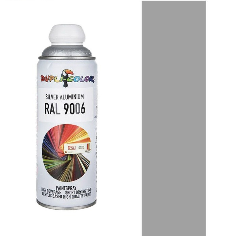 اسپری رنگ نقره ای مات دوپلی کالر مدل Aluminium 9006 حجم 400 میلی لیتر