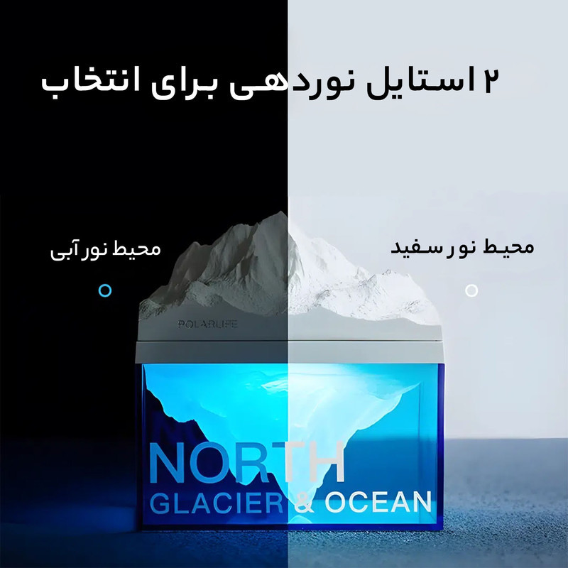 چراغ رومیزی مدل کوه یخ معطر