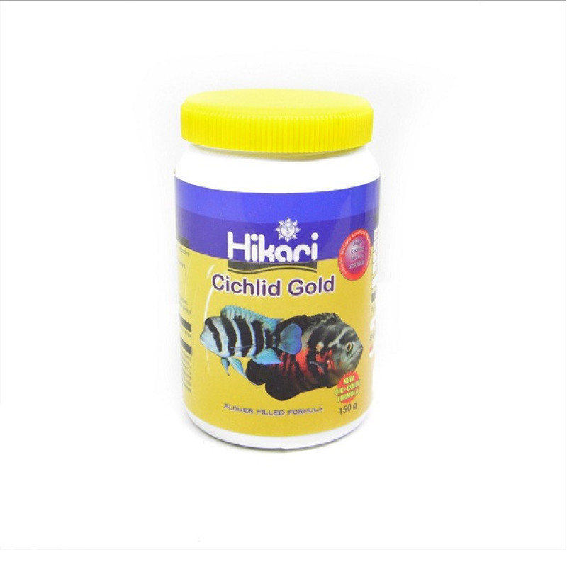 غذای ماهی هیکاری مدل cichlid وزن 150گرم