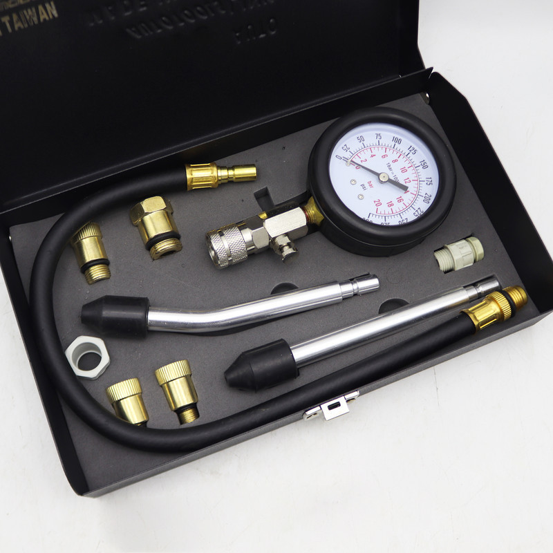 دستگاه کمپرس سنج سیلندر مدل سویفت کد YP-TAIWAN-300PSI مجموعه 10 عددی