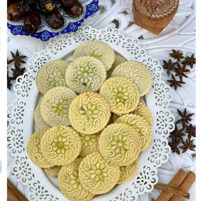 کاتر شیرینی پزی به گز مدل کلمپه