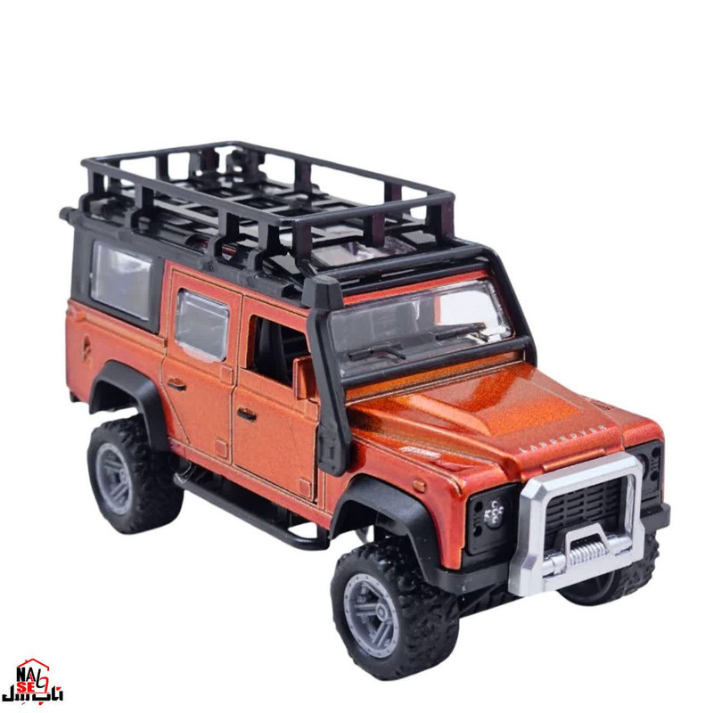 ماشین بازی ناب سل مدل لندروور فلزی چراغدار موزیکال Land Rover CAR with lights and music