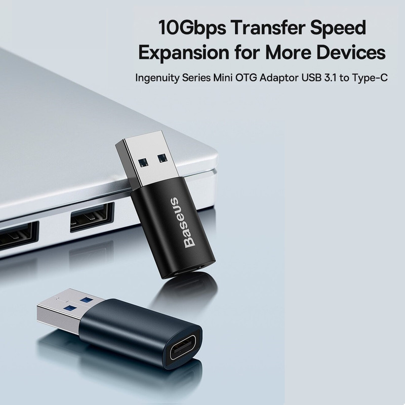 مبدل USB 3.1 به USB-C باسئوس مدل ZJJQ0001