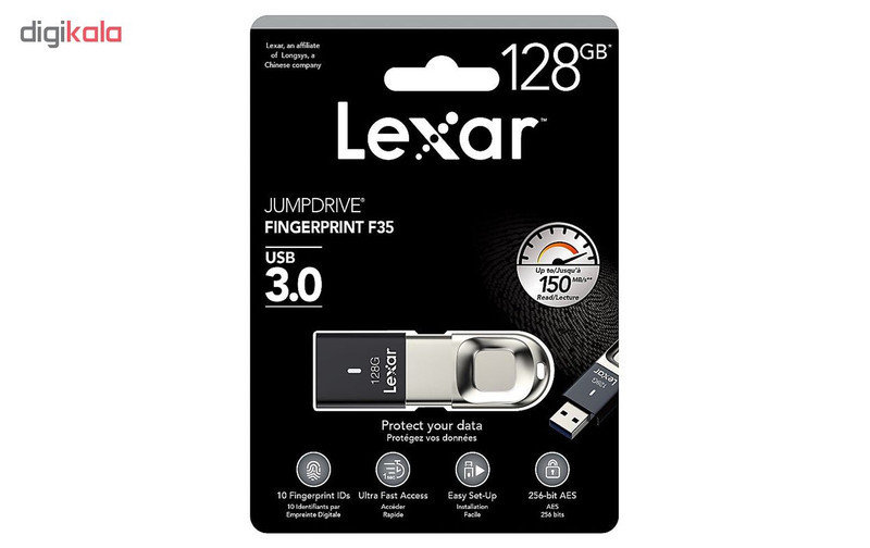 فلش مموری لکسار مدل Jumpdrive F35 ظرفیت 128 گیگابایت