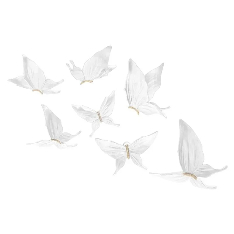 دیوارکوب طرح پروانه کد 01 مجموعه 7 عددی