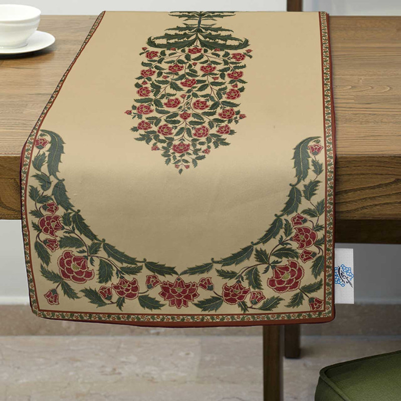 ست رومیزی 4 تکه شمسه نگار کد Tr532DR4