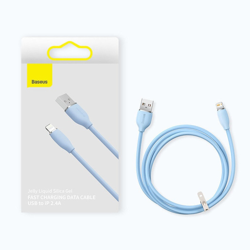 کابل تبدیل USB به لایتنینگ باسئوس مدل CAGD0001 طول 2 متر
