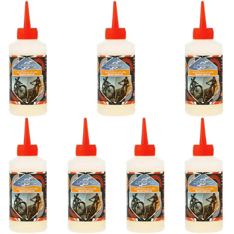 روغن زنجیر دوچرخه اندرسون مدل Z900 حجم 80 میلی لیتر بسته 7 عددی