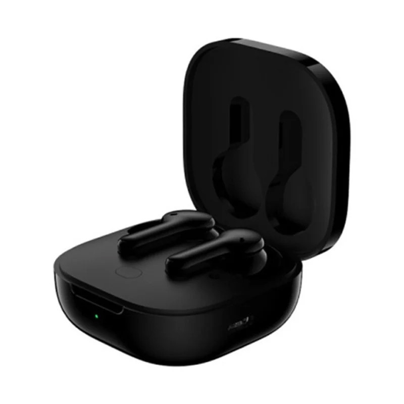 هدفون بلوتوثی کیو سی وای مدل T13 TWS با نویز کنسلینگ میکروفون (ENC)، درگاه شارژ USB Type-C، دارای میکروفون دوگانه، دارای قابلیت جداسازی صدا، مقاوم در برابر رطوبت و عرق