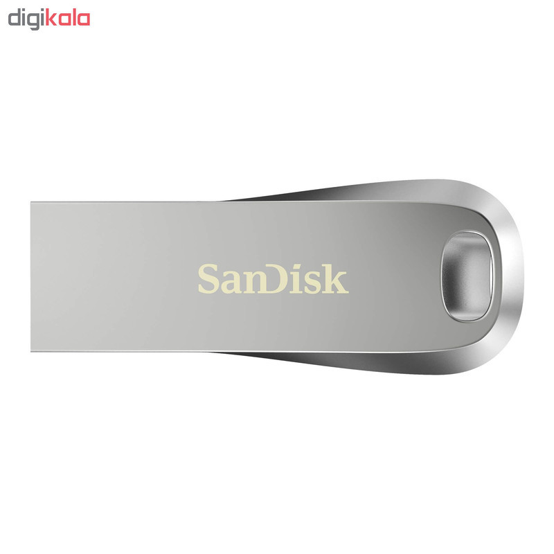 فلش مموری سن دیسک Ultra Luxe ظرفیت 64 گیگابایت با رابط USB 3.1 سرعت خواندن تا 150 مگابایت بر ثانیه، بدنه فلزی مقاوم، پشتیبانی از نرم‌افزار رمزگذاری اطلاعات
