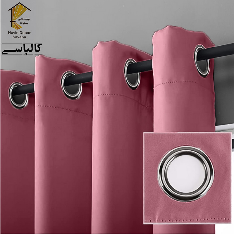 پرده نوین دکور سیلوانا مدل لاکچری 180 _ 1 سایز 180x140 سانتی‌متر