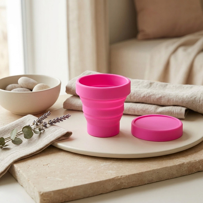 کاپ قاعدگی پیور مدل اسپورت سایز 2 به همراه لیوان نگهدارنده
