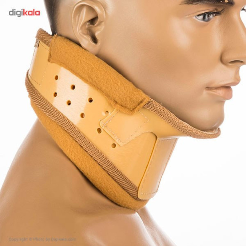 گردن بند طبی پاک سمن مدل Hard With Chain Pad سایز بزرگ
