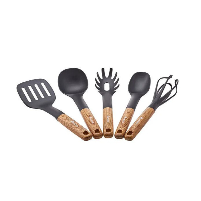 سرویس کفگیر و ملاقه 5 پارچه کاراجا مدل Brownwood