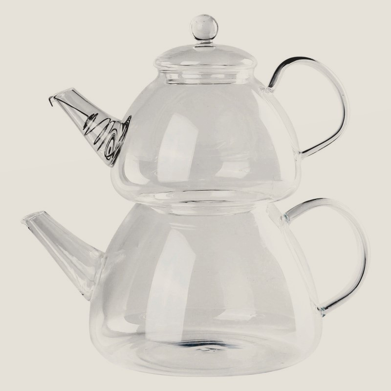 ست کتری و قوری مدل GLASS POT SET