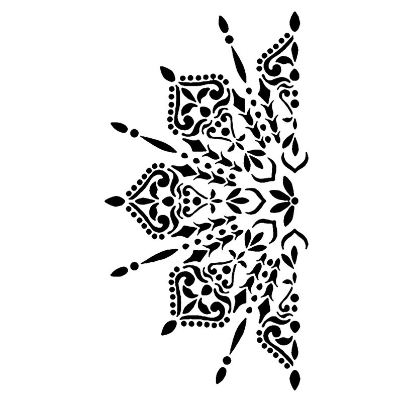 شابلون باتیس آرت طرح تذهیب کد 545