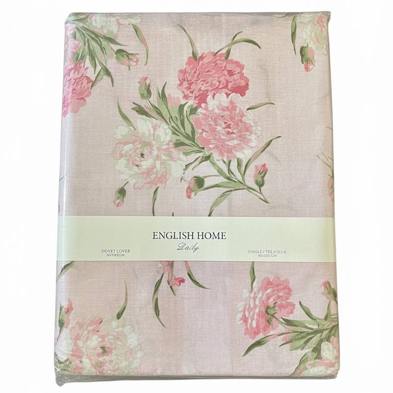 روکش لحاف پنبه انگلیش هوم مدل Carnation دو نفره سایز 260x220 سانتی‌متر