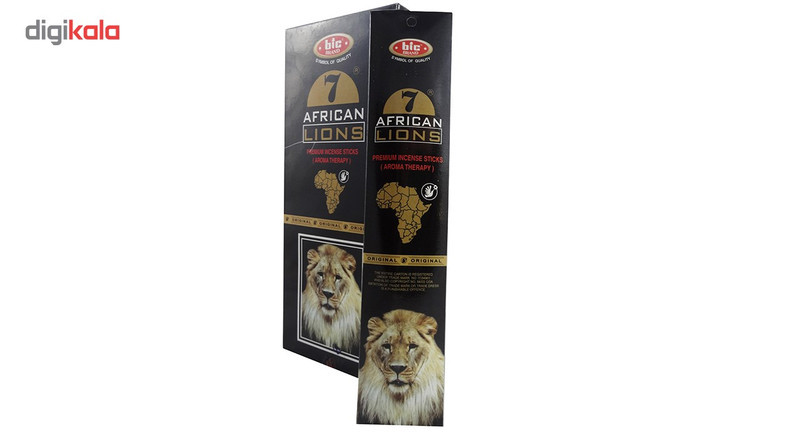 عود بیک برند مدل African Lions کد 395 - 12 بسته 20 عددی