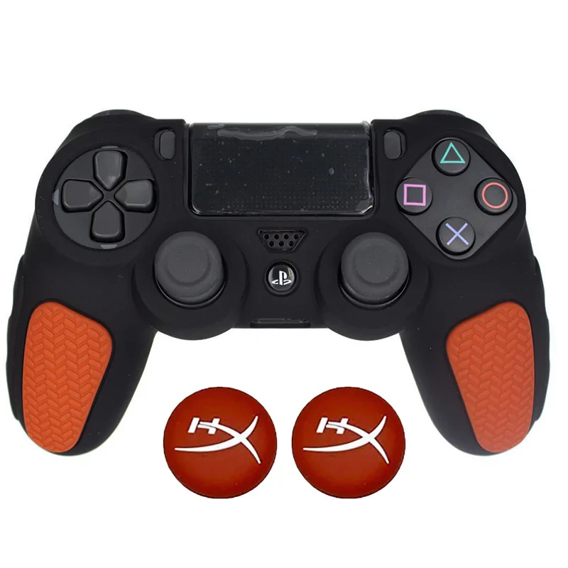 محافظ دسته پلی استیشن ۴ مدل Anti slip PS4399 به همراه روکش آنالوگ