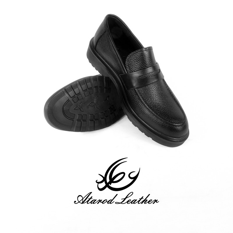 کفش مردانه چرم عطارد مدل  چرم طبیعی کد SH190