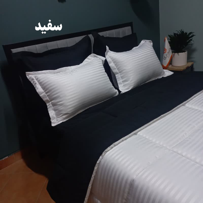 سرویس روتختی چیداری مدل هتلی دورو کد d160 دونفره 6 تکه