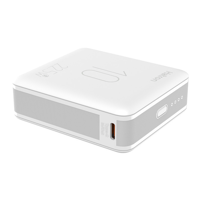 پاوربانک 22.5 وات هترون مدل HPB1065ME ظرفیت 10هزار میلی‌آمپرساعت