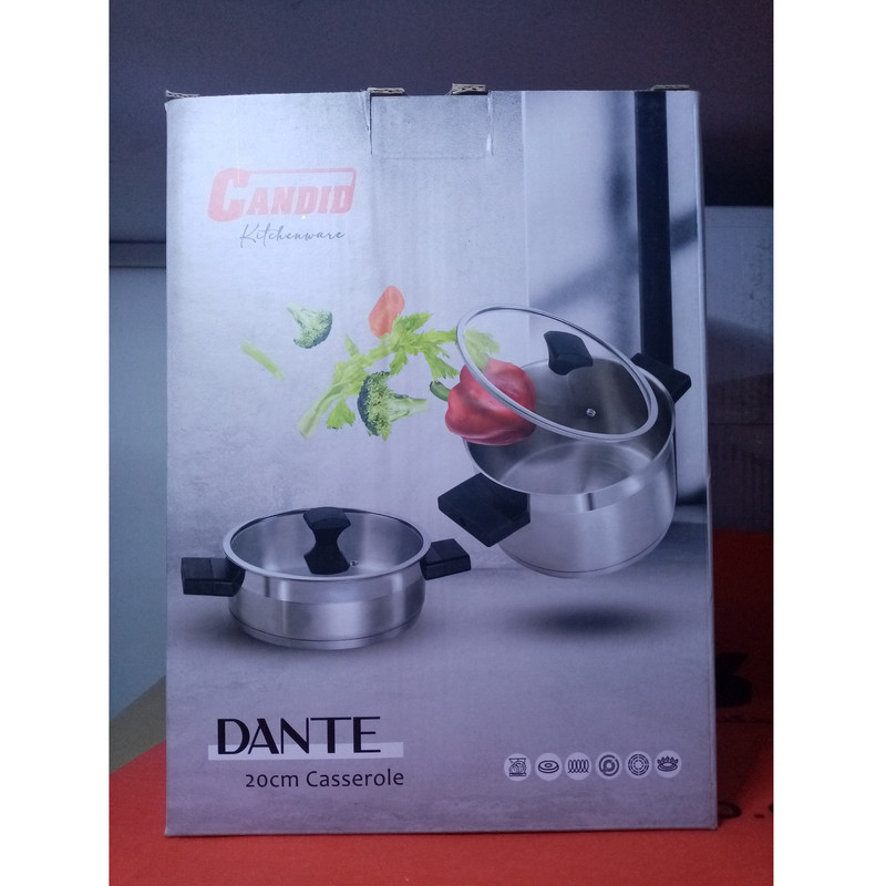 قابلمه استیل کاندید مدل دانته سایز 20