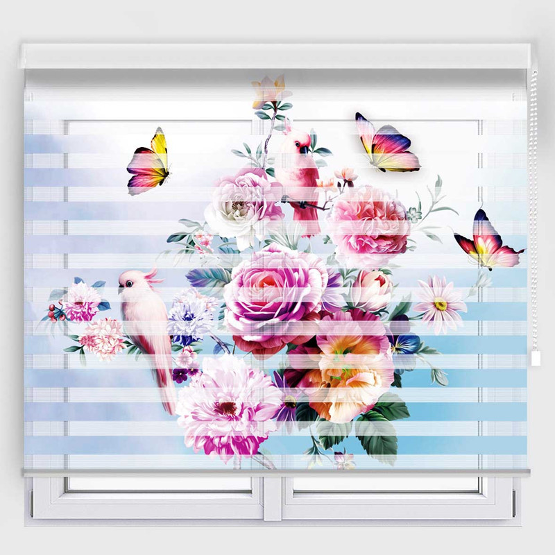 پرده زبرا مدل TD-24 سایز 160x200 سانتی متر